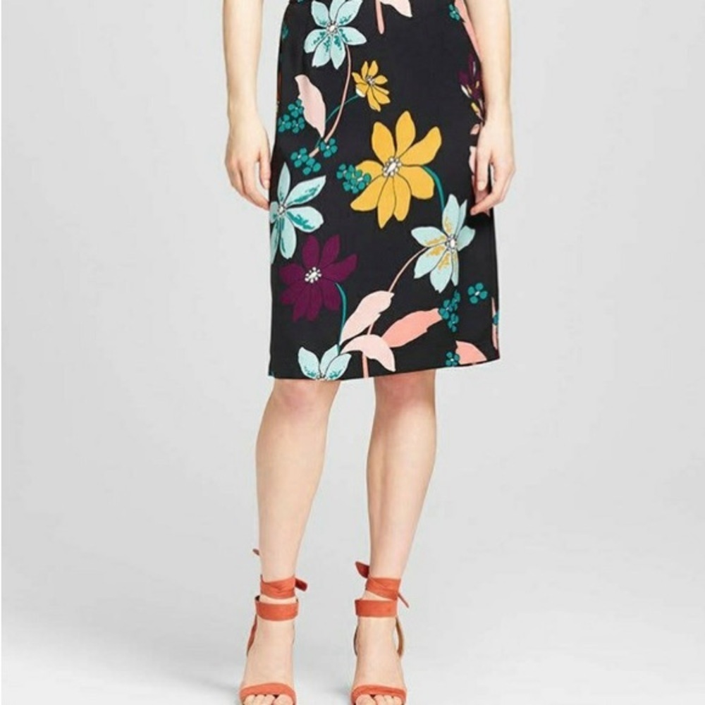 Who What Wear Floral Skirt